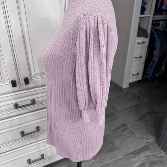 Maurices Lilac Ribbed Blouse - Picture 4 of 5